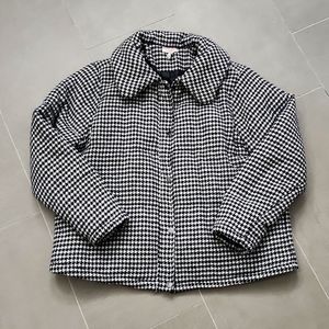 Fall Favorite! Black/White Check Jacket